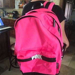 Victoria’s Secret pink backpack